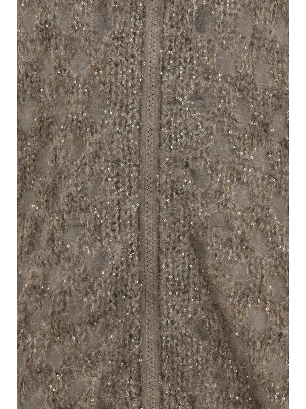 Dazzling Net Hooded Cardigan