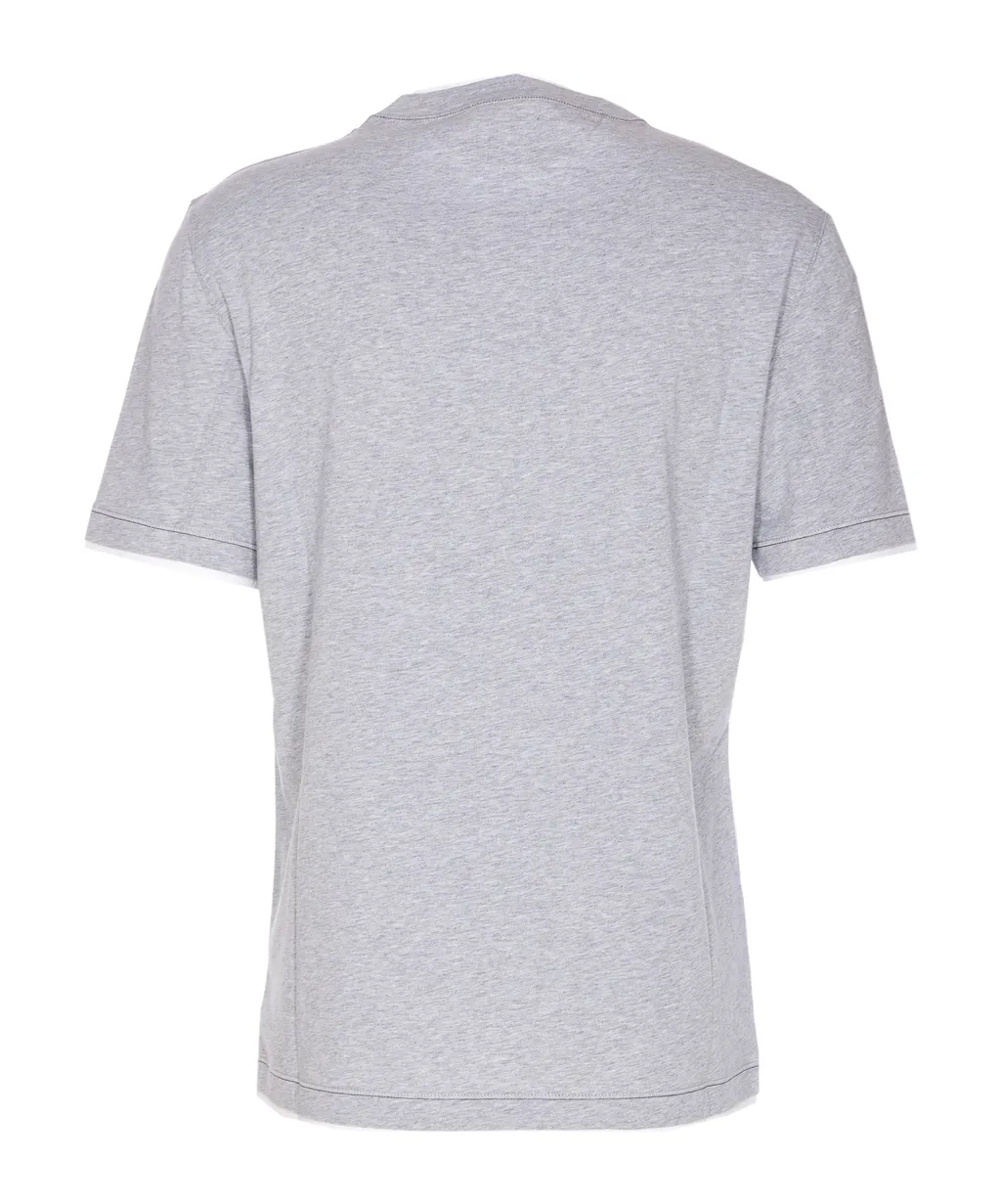 Logo Embroidered Layered T-Shirt
