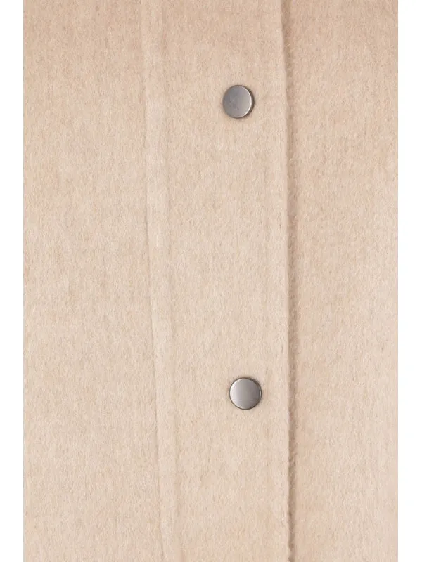 Button-Up Long-Sleeved Coat