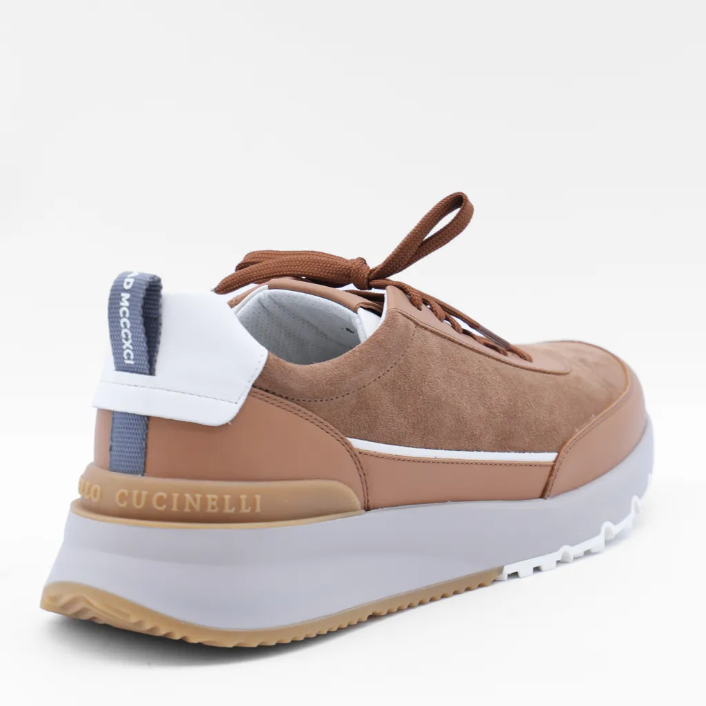 Round Toe Low-Top Sneakers