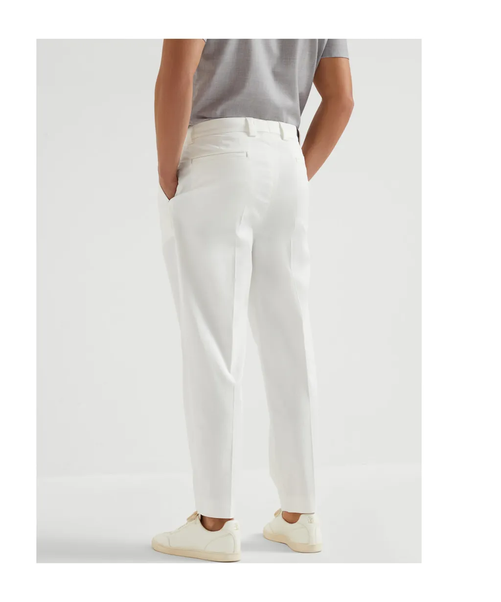 Tailored Tapered-Leg Trousers