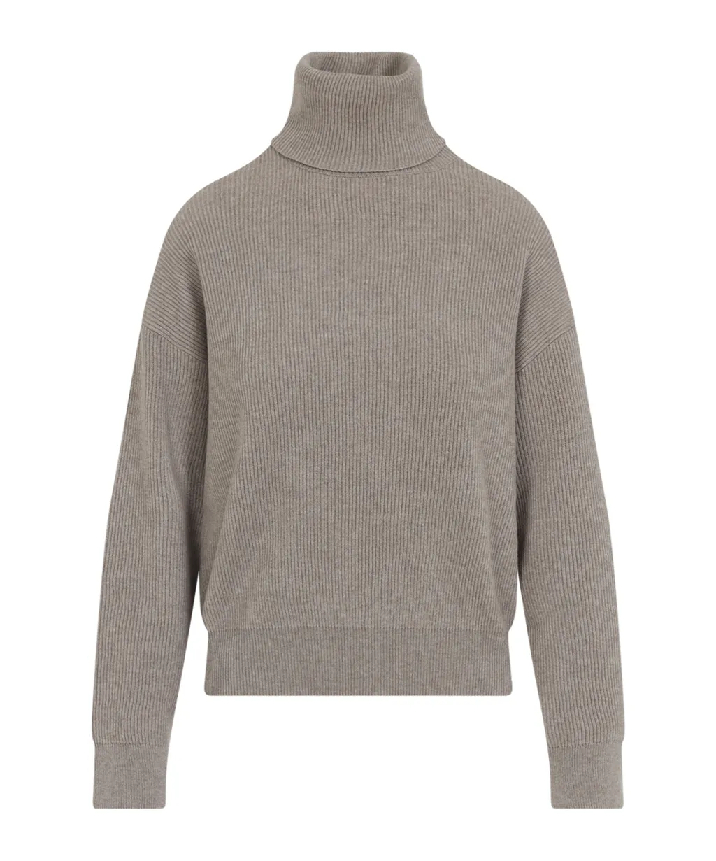 High Neck Long Sleeved Sweater