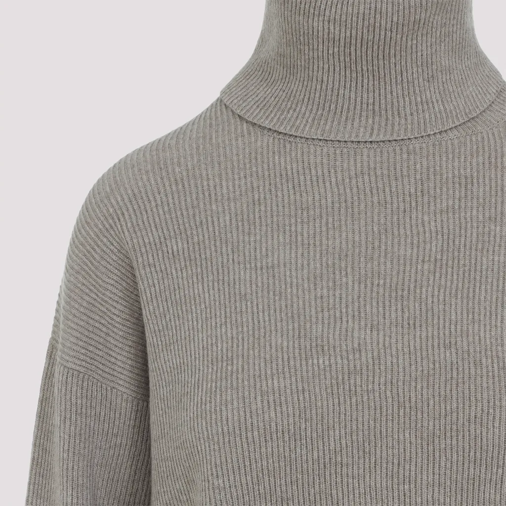 High Neck Long Sleeved Sweater