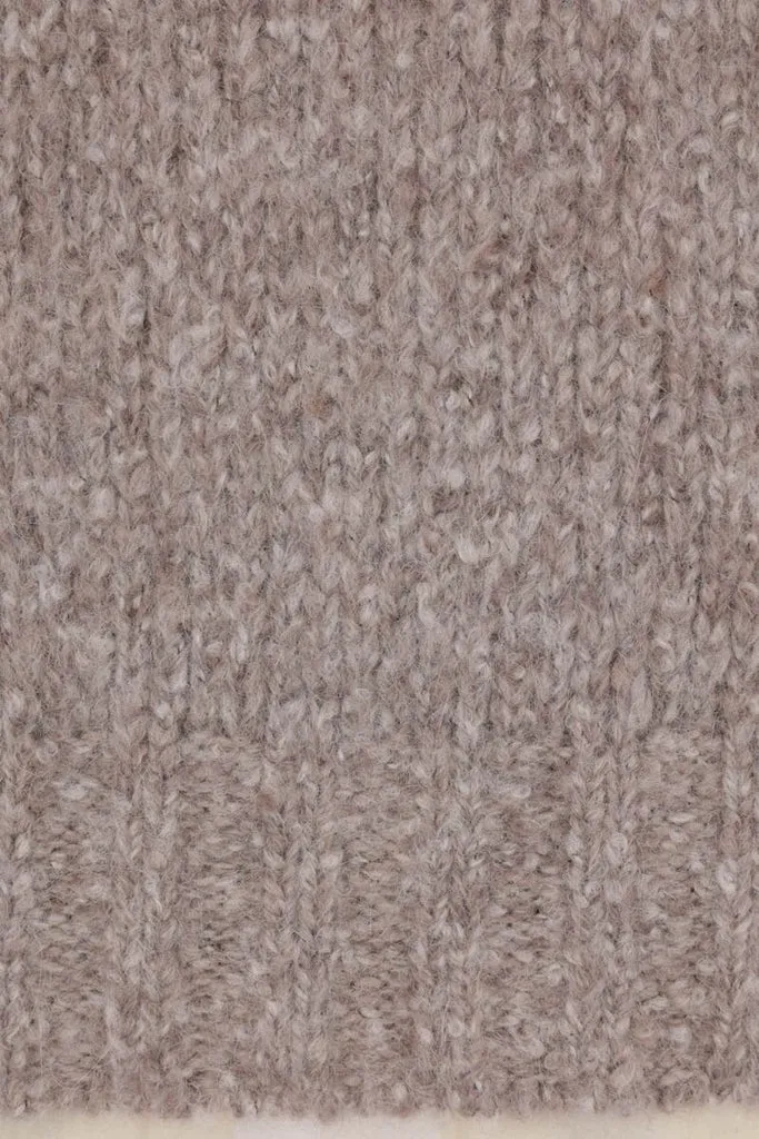 High Neck Zipped Cardigan