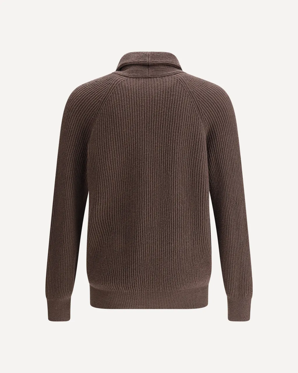 Long-Sleeved Ribbed Cardigan