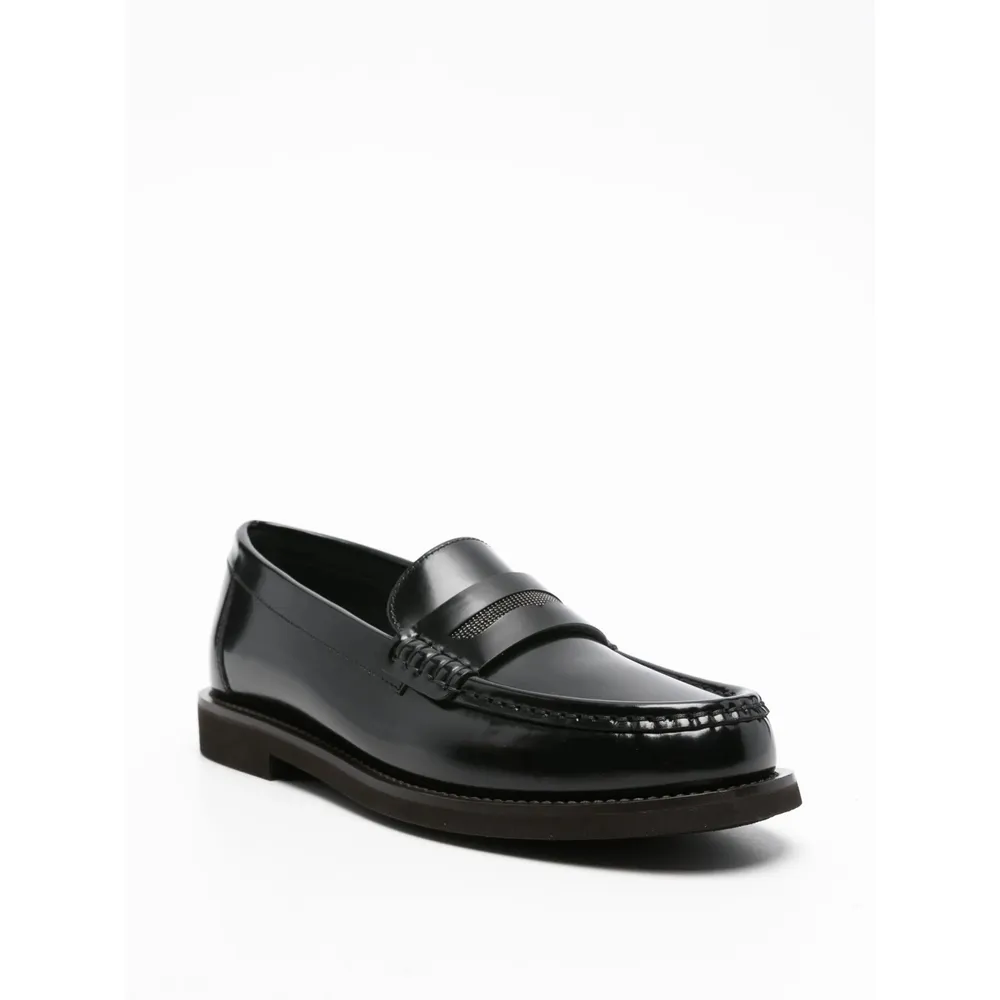 Monili Chain-Detailed Loafers