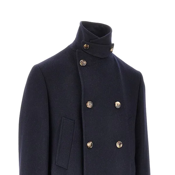 Double-Breasted Wool Coat