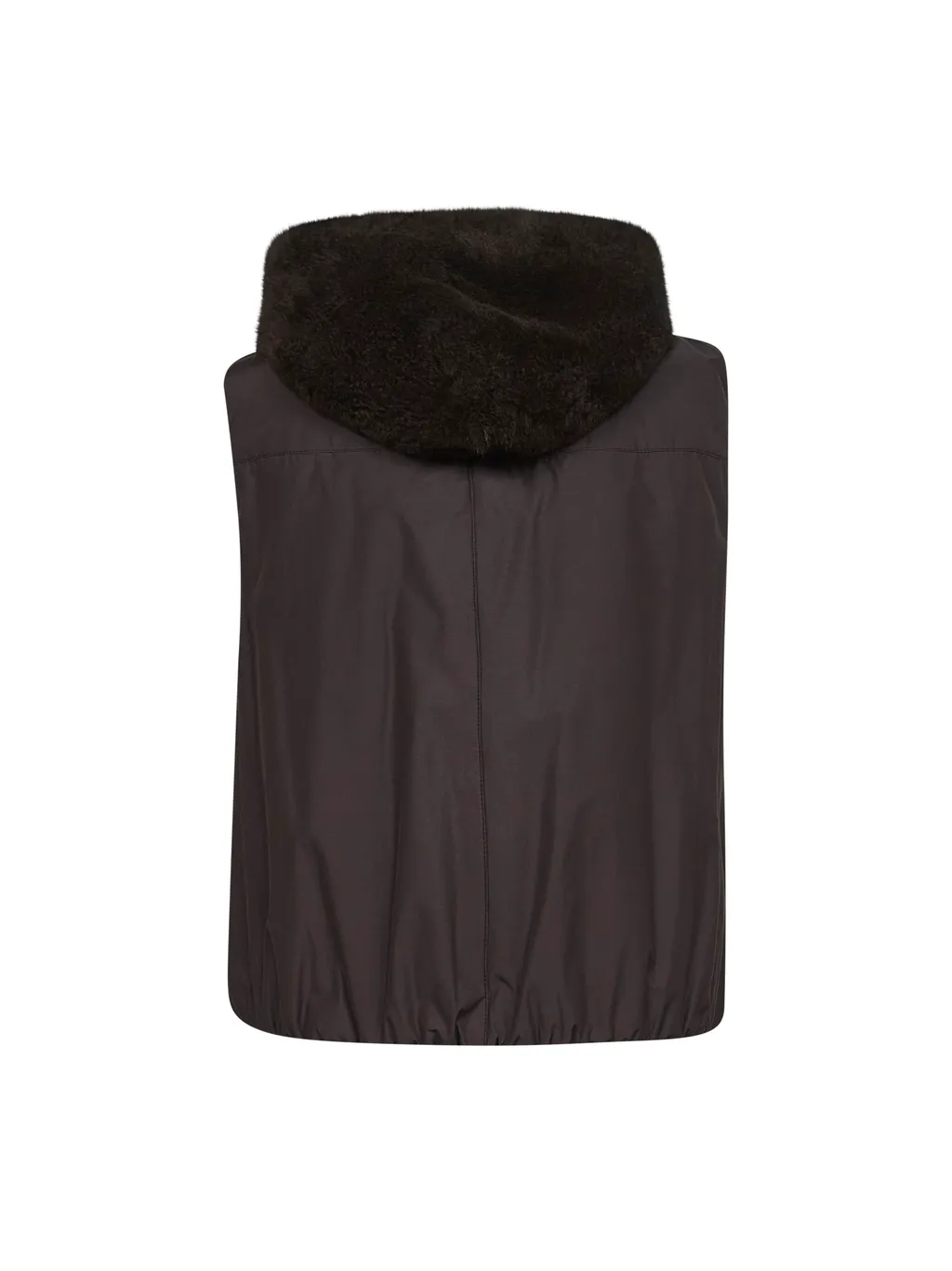 Reversible Zip-Up Hooded Gilet