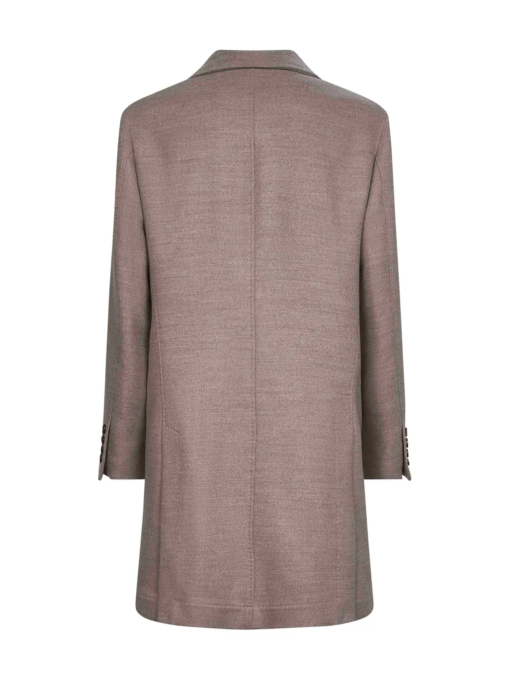 Single-Breasted Long Sleeved Coat