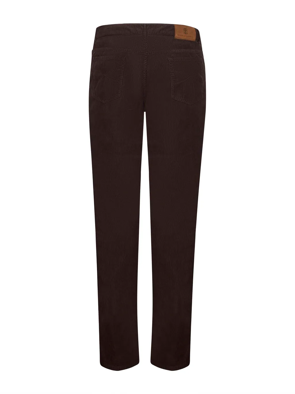 Logo Patch Straight Leg Trousers