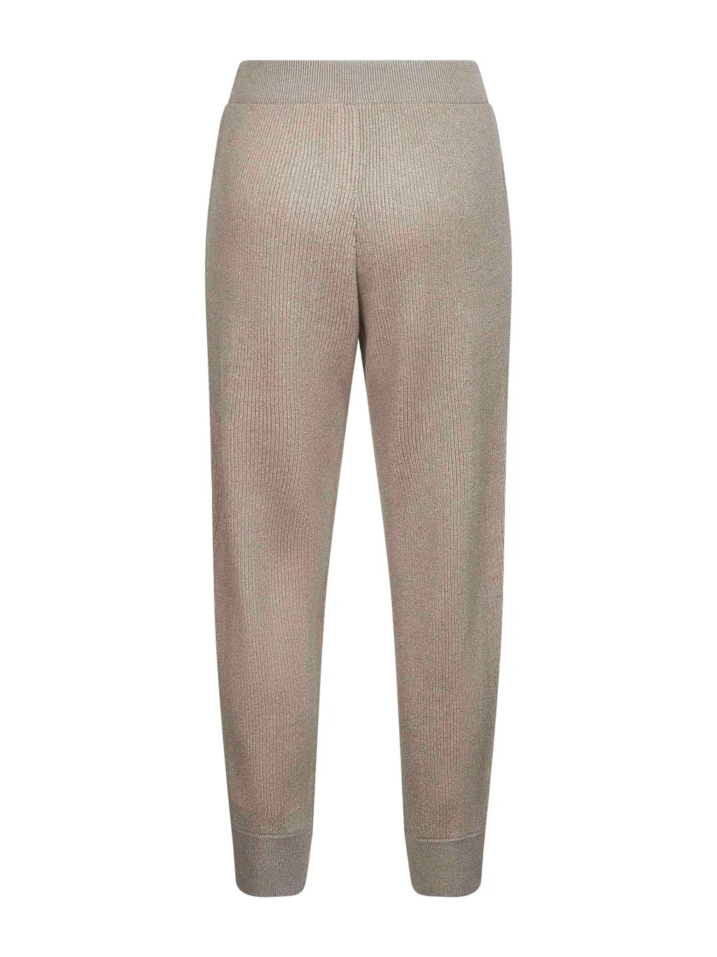 Ribbed Tapered Leg Trousers