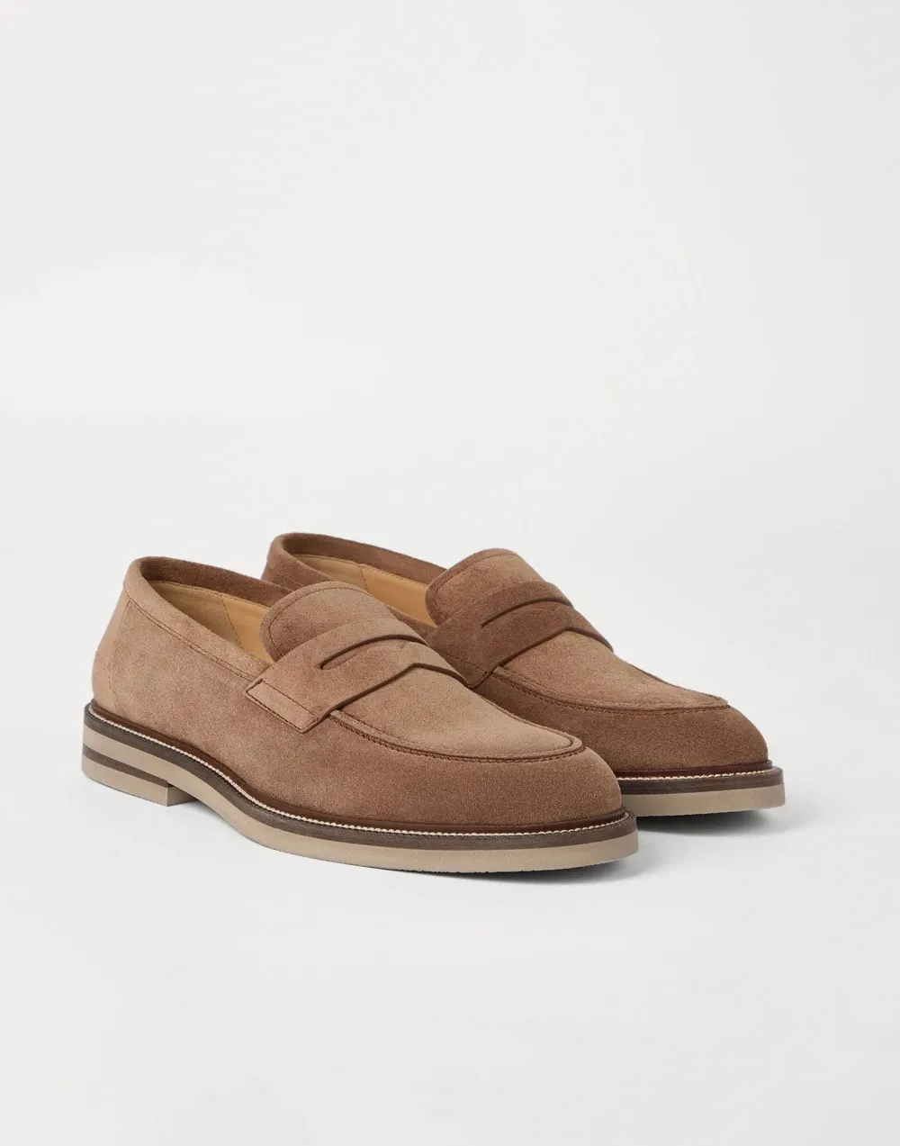 Suede Loafers
