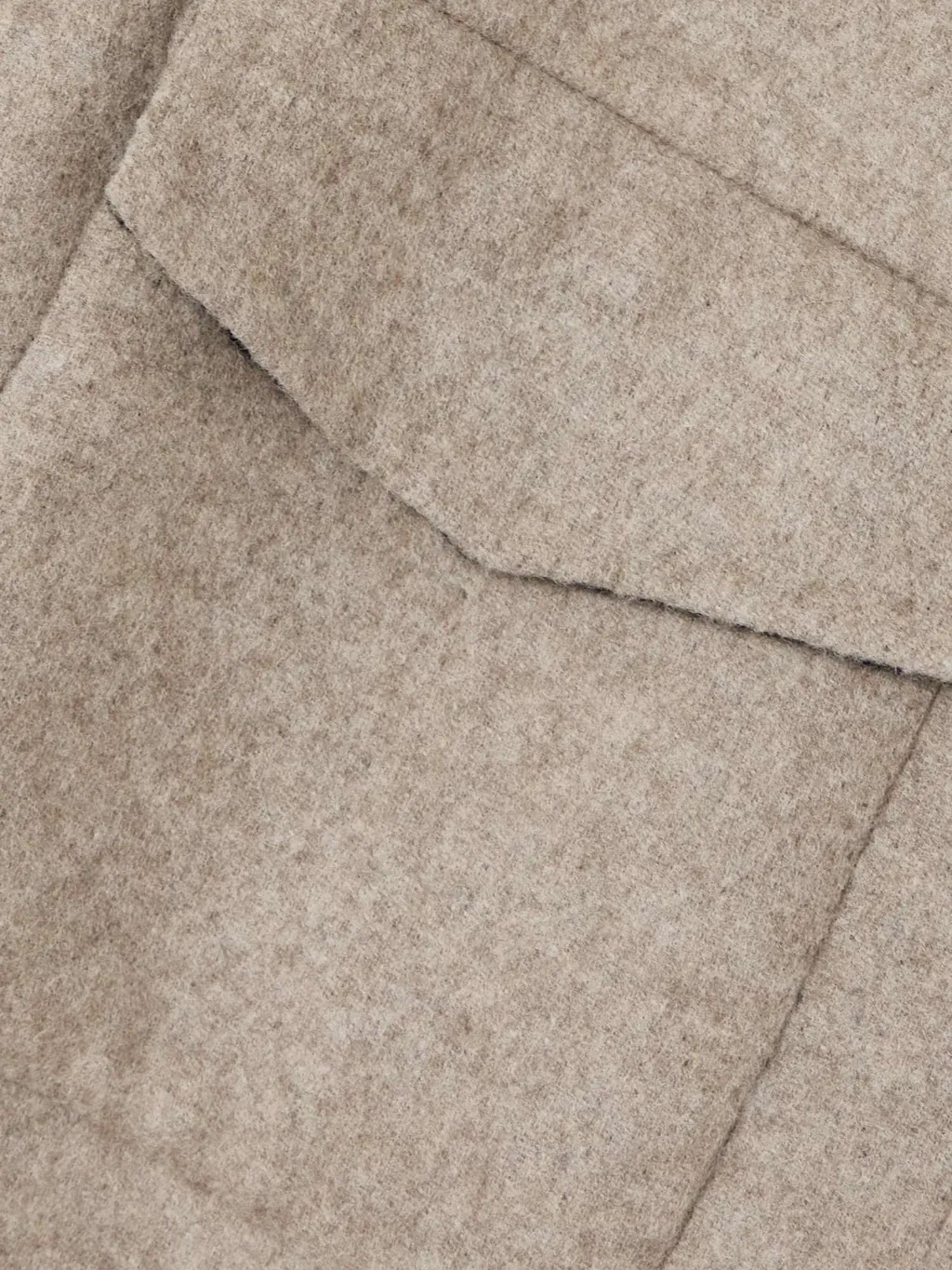 Virgin Wool Double-Cloth Vest