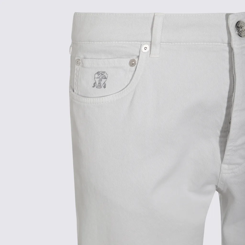 Logo Patch Tapered Leg Trousers