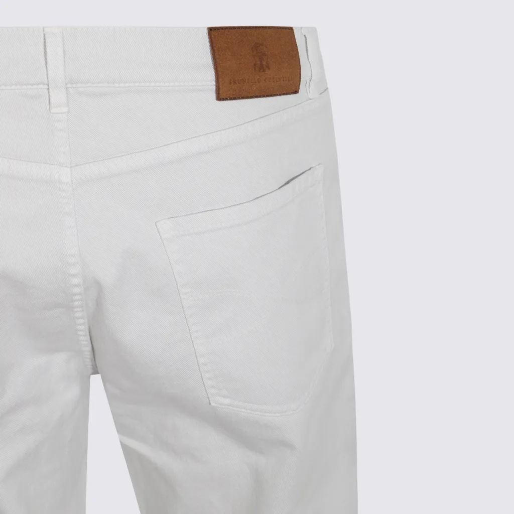 Logo Patch Tapered Leg Trousers