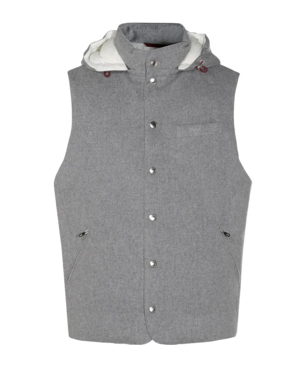 Sleeveless Hooded Vest