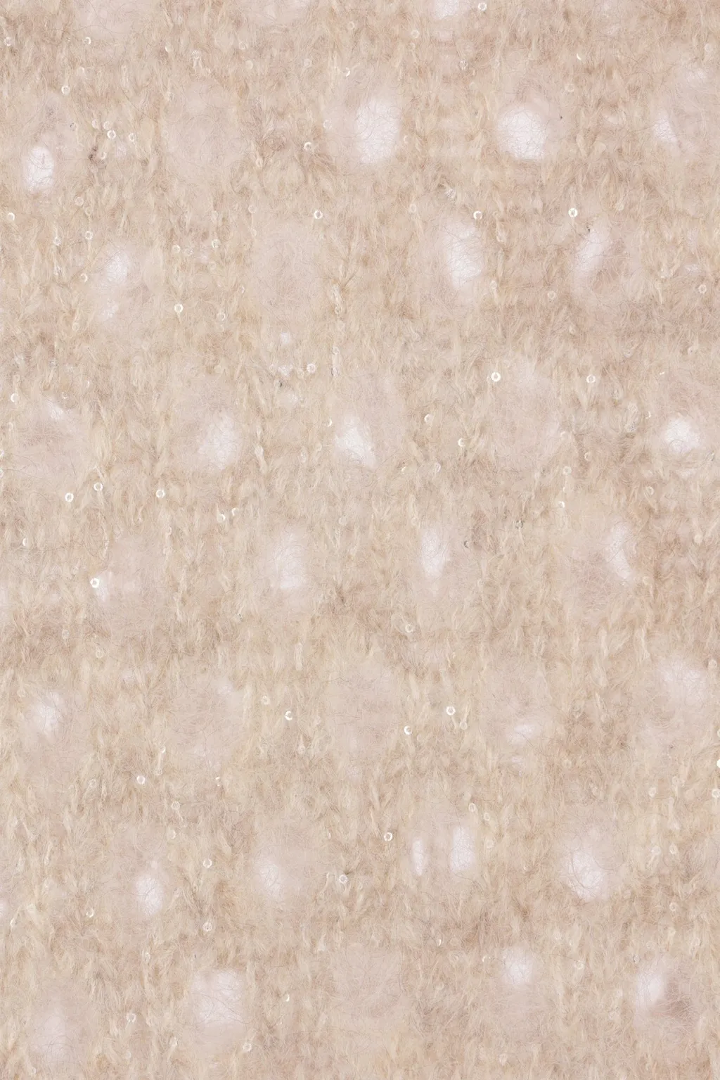 Crewneck Open-Knit Sweater
