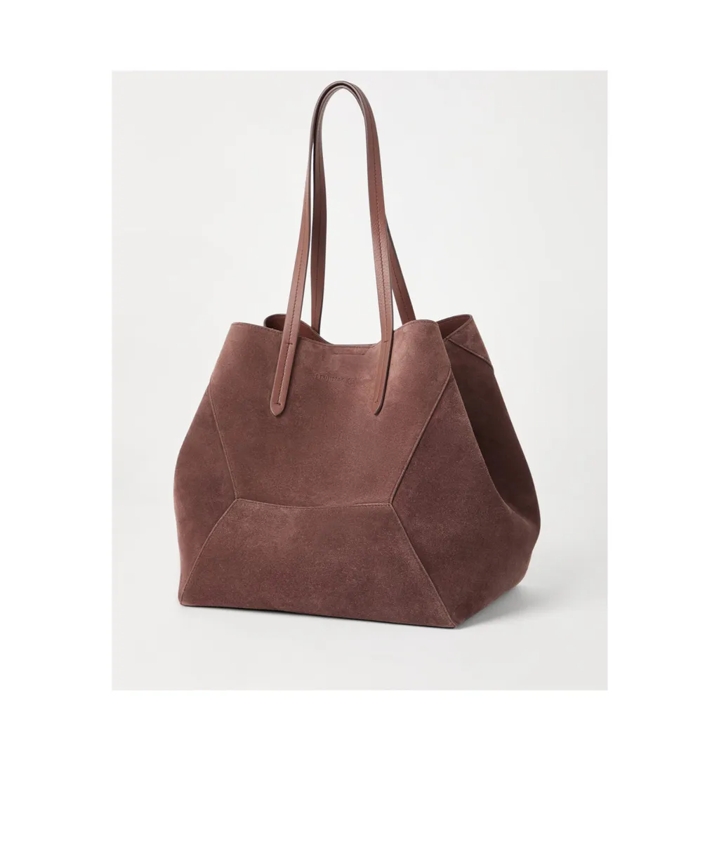 Duo Suede Tote Bag