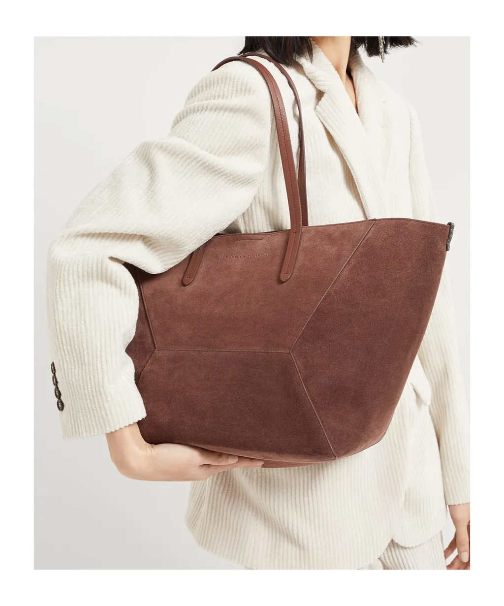 Duo Suede Tote Bag