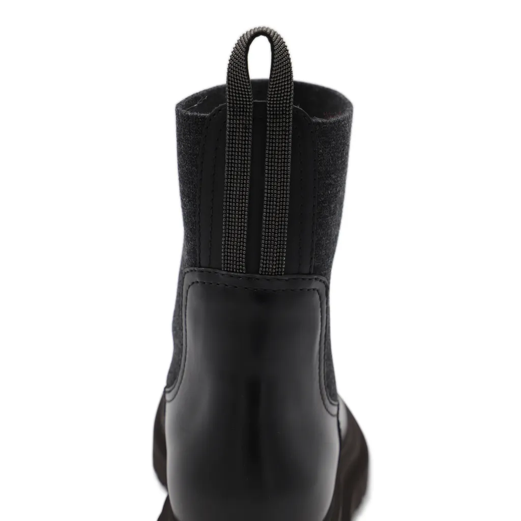 Precious Loop Detail Ankle Boots