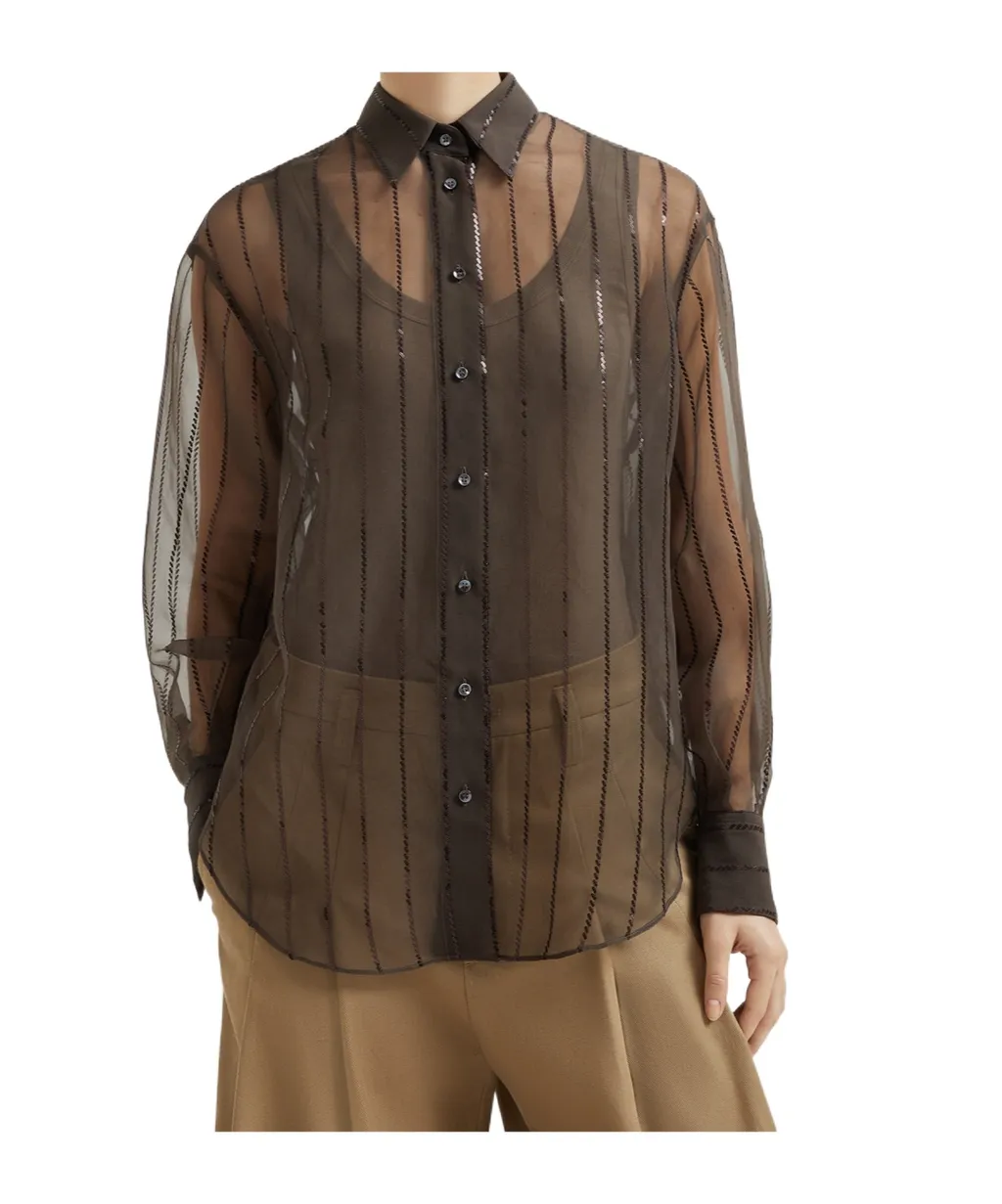 Sequin-Embellished Shirt