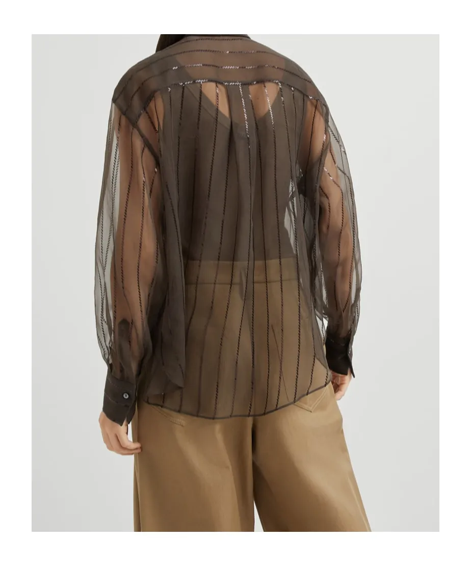 Sequin-Embellished Shirt