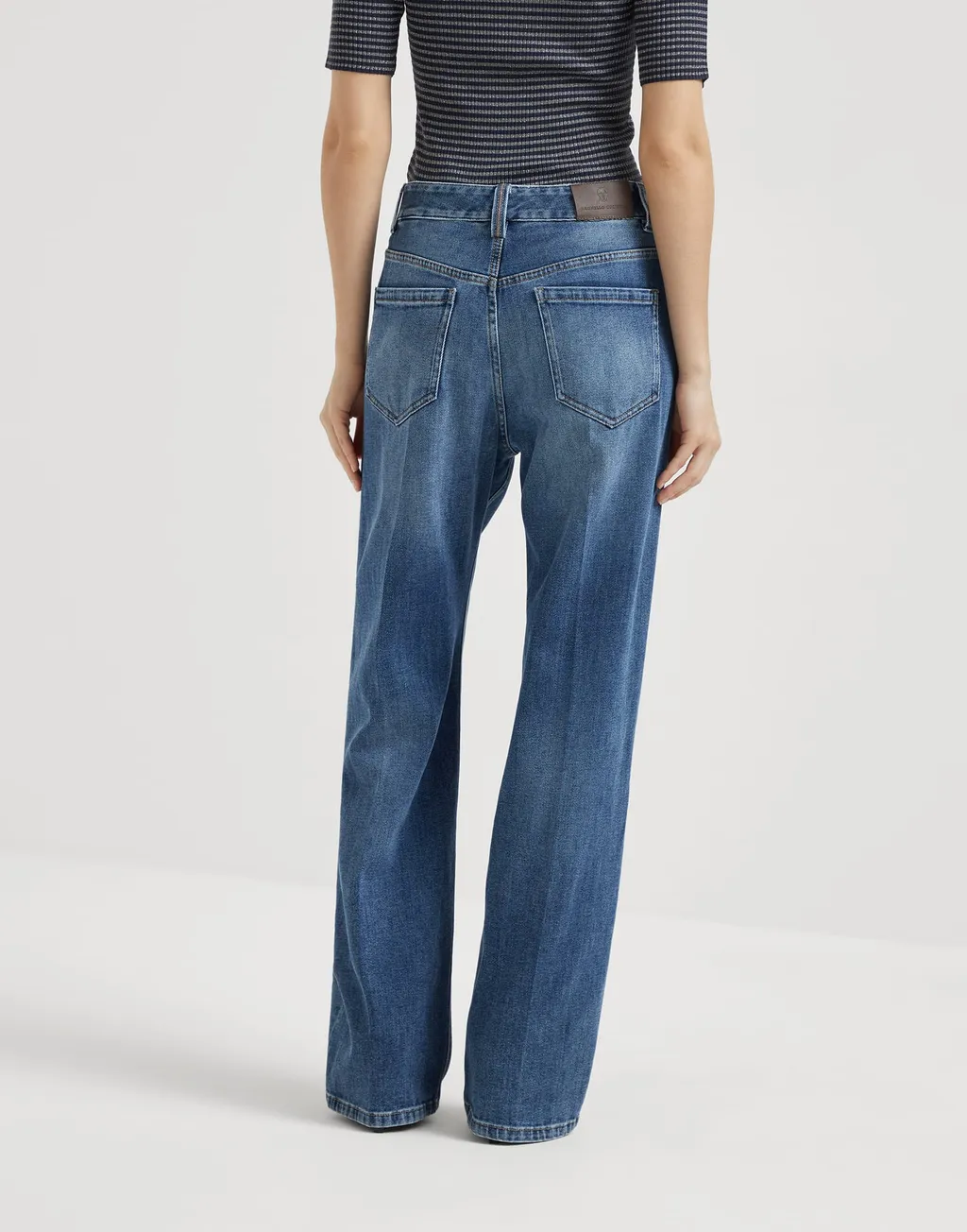 Multi-Pocket Denim Trousers