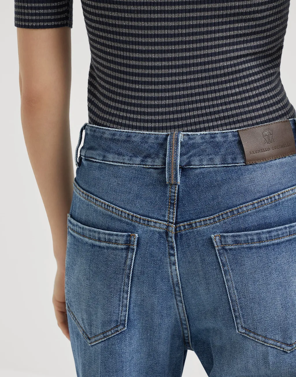 Multi-Pocket Denim Trousers