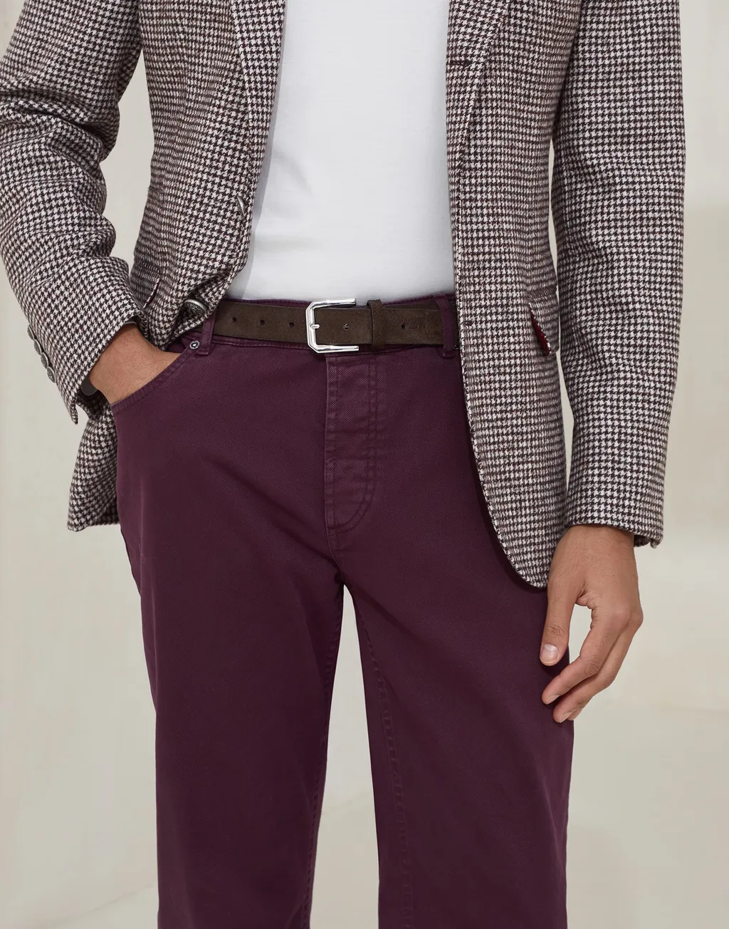 Logo Patch Straight Leg Jeans