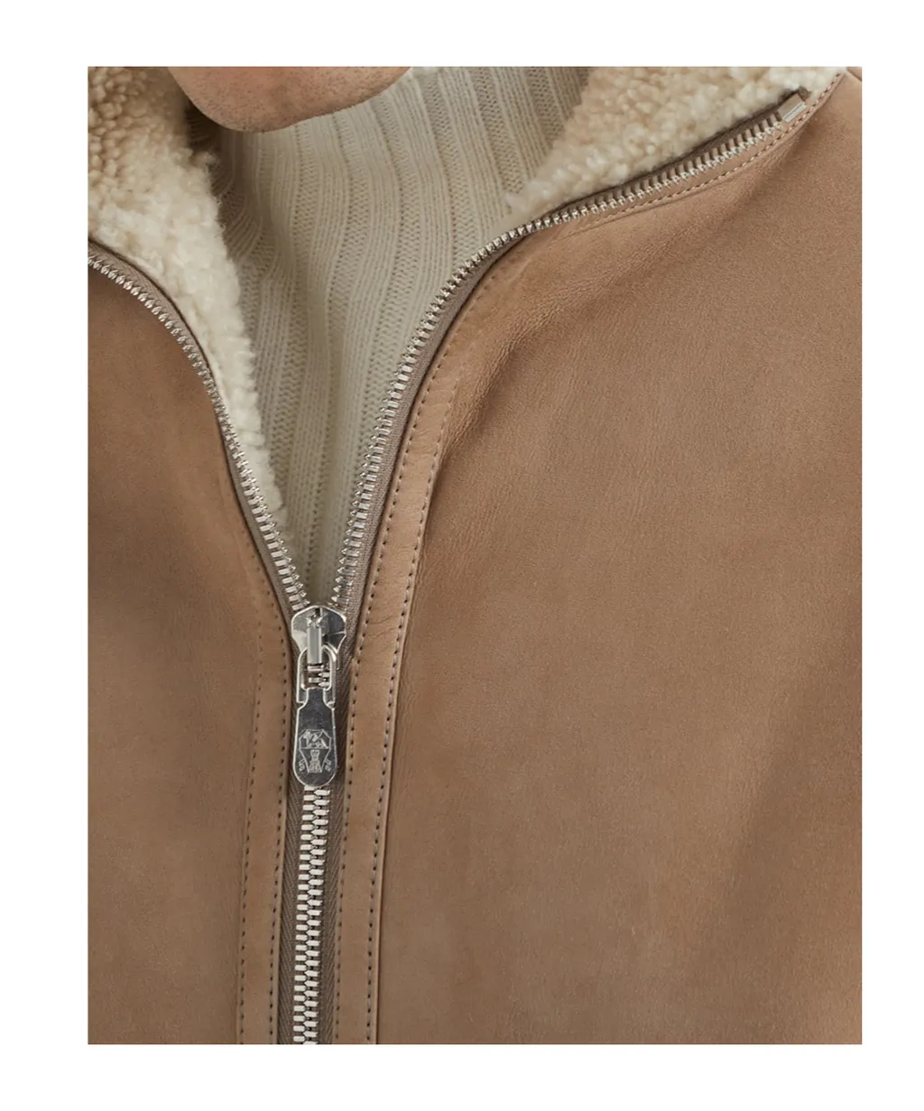 Zip-Up Ribbed Hem Jacket