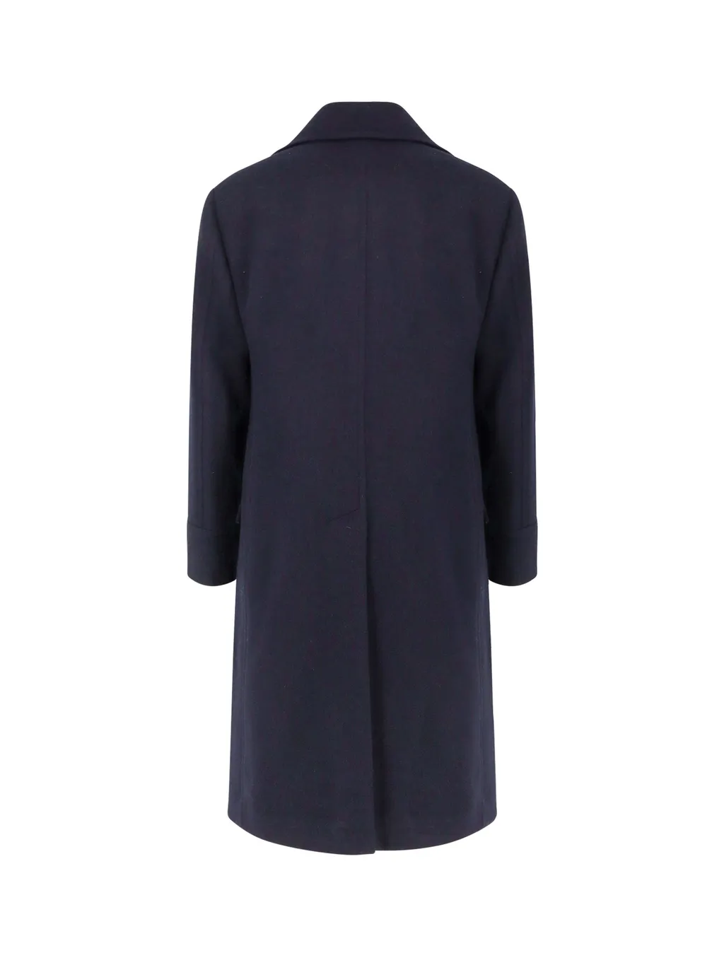 Double-Breasted Long-Sleeved Coat