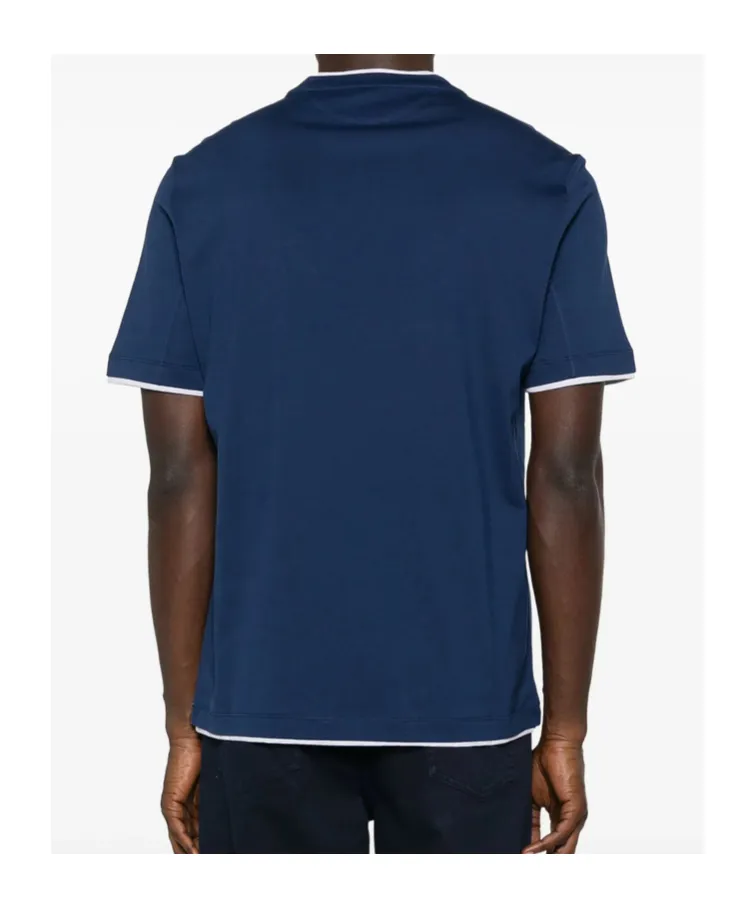 Layered-Effect Crewneck T-Shirt