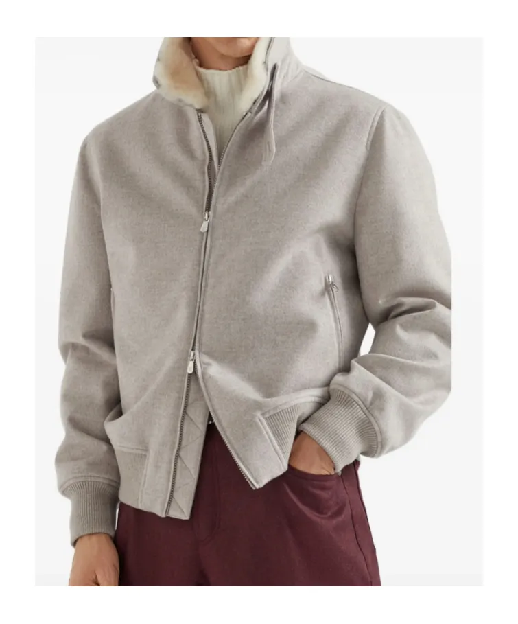 Zip-Up Bomber Jacket