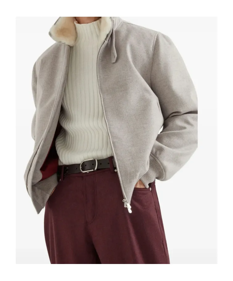 Zip-Up Bomber Jacket