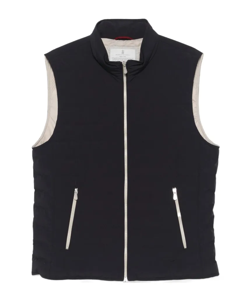 Quilted Zipped Gilet