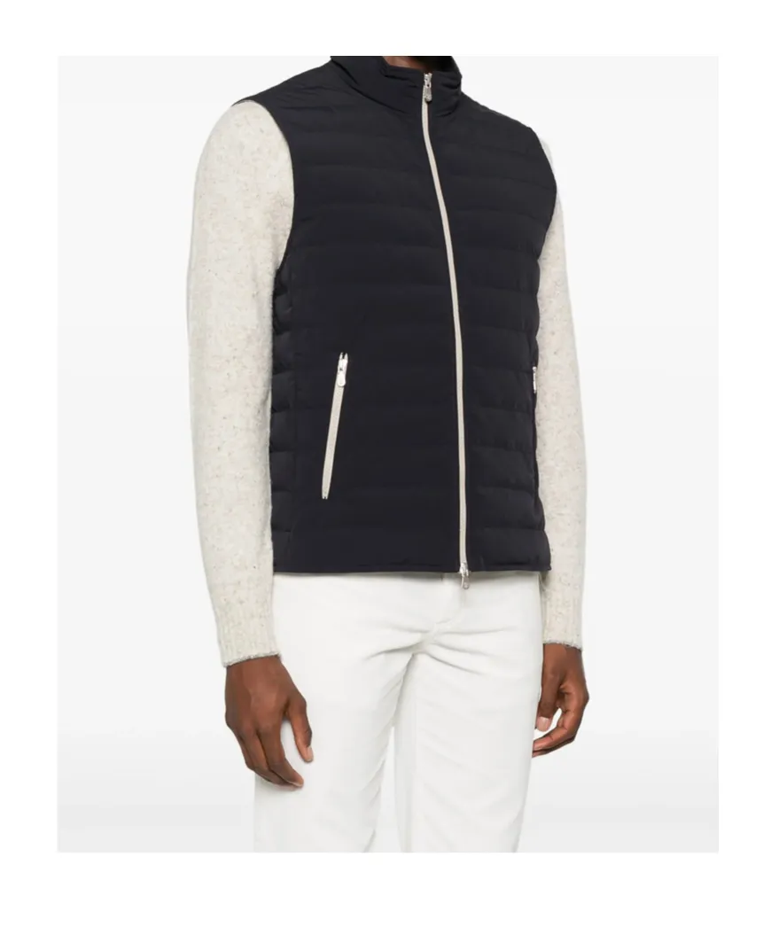 Quilted Zipped Gilet