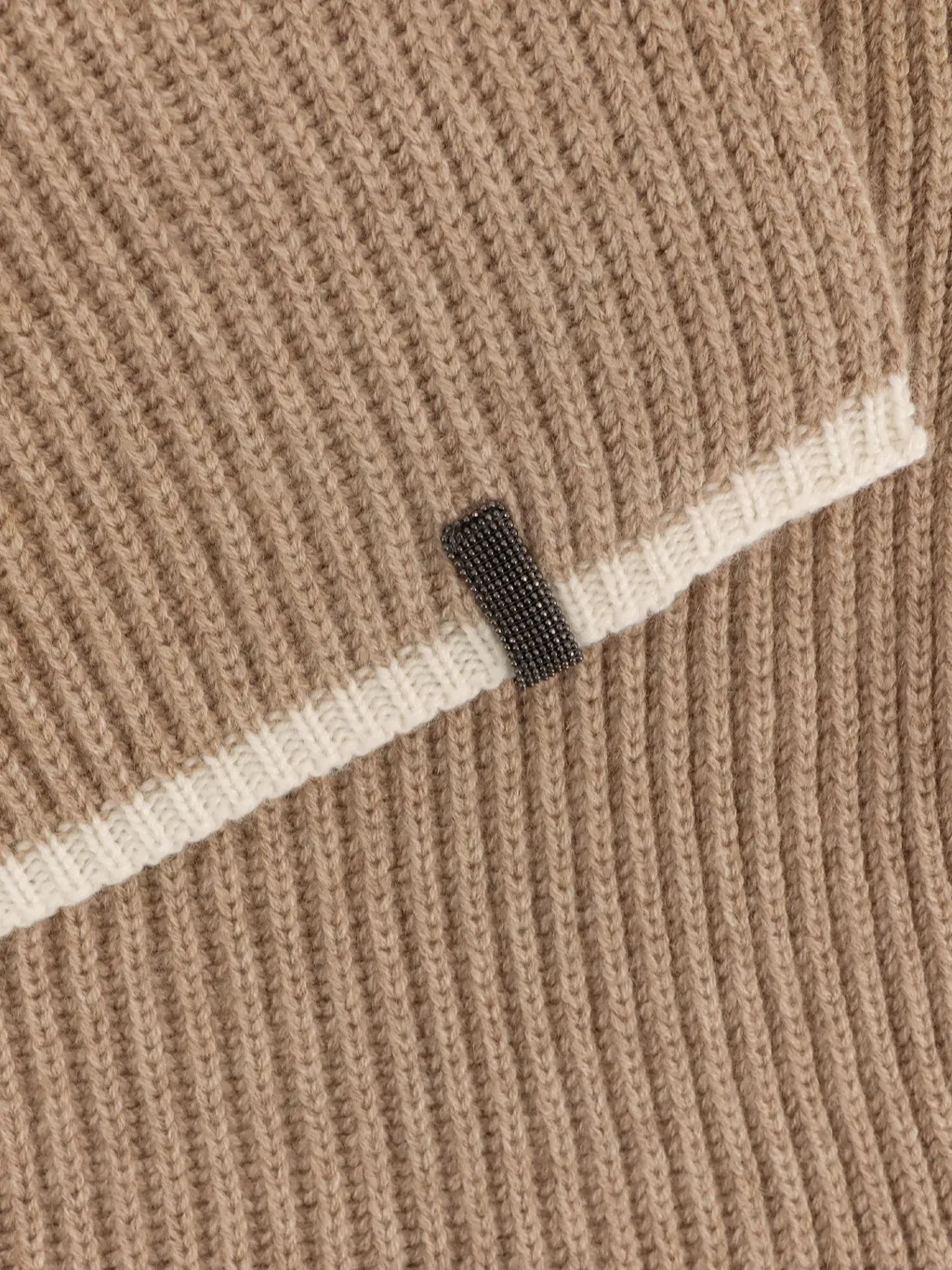 Monile Ribbed-Knit Scarf