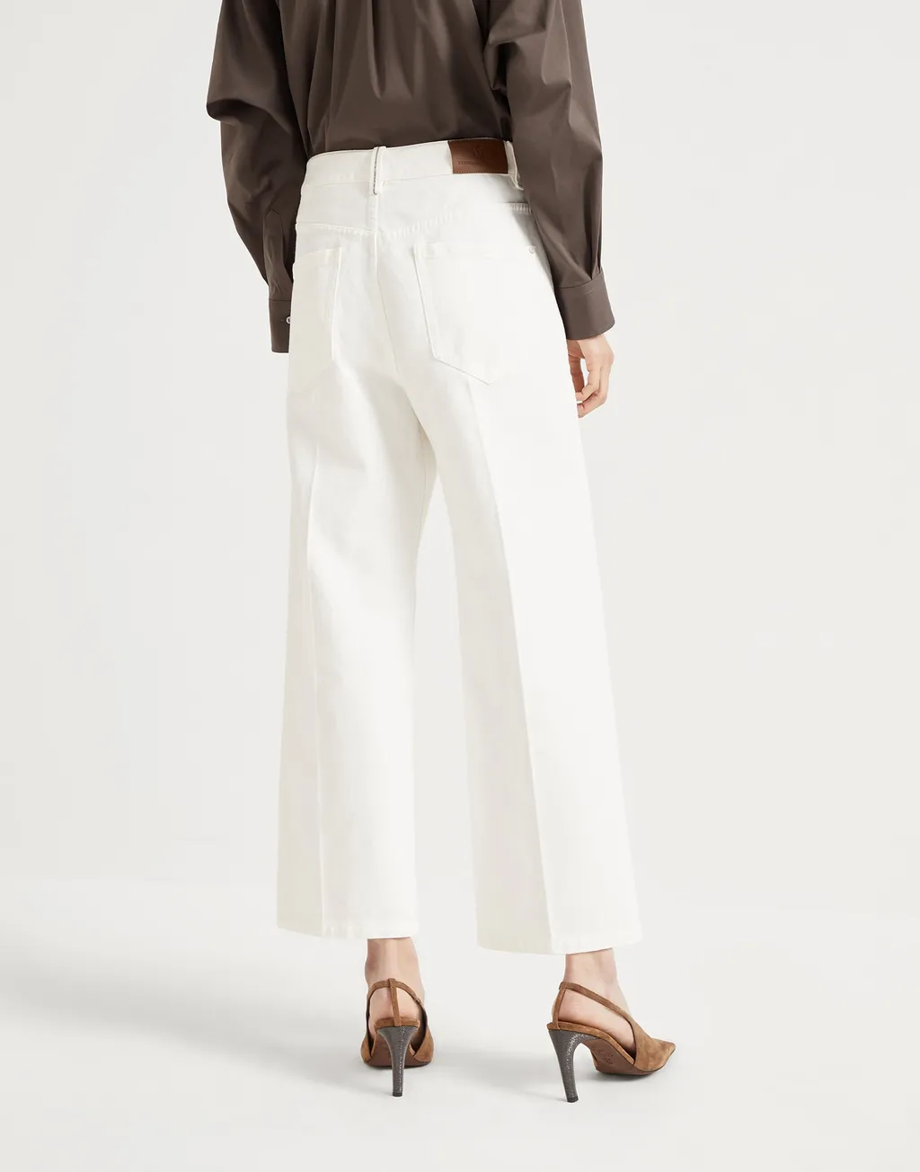 Contemporary Square Straight-Leg Trousers
