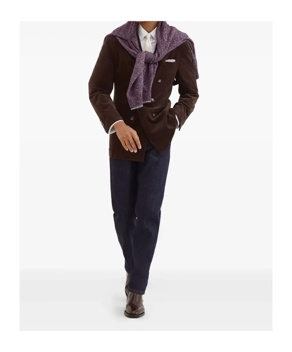 Logo Patch Tapered Jeans