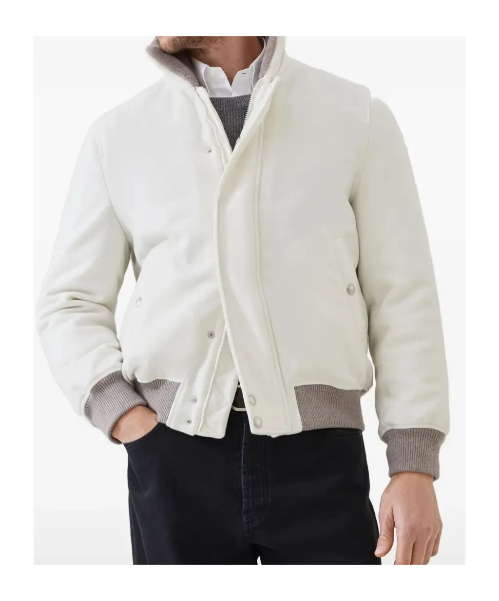Cashmere Bomber Jacket