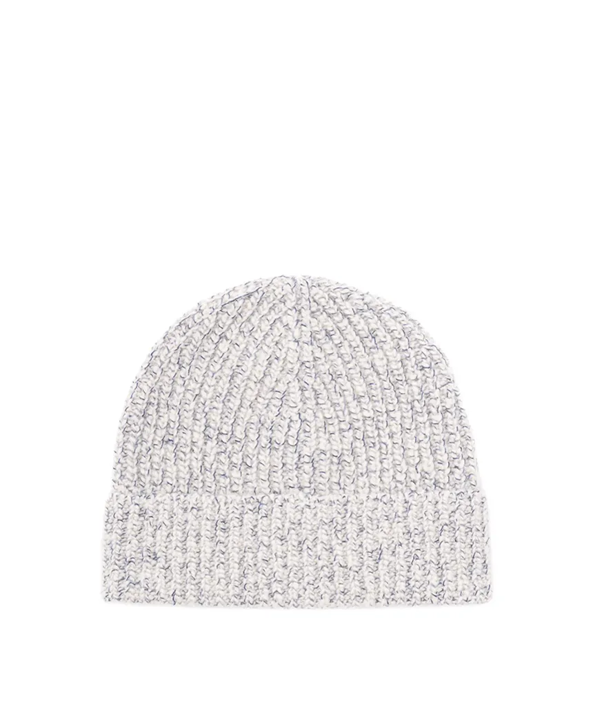 English Rib Knit Chiné Beanie