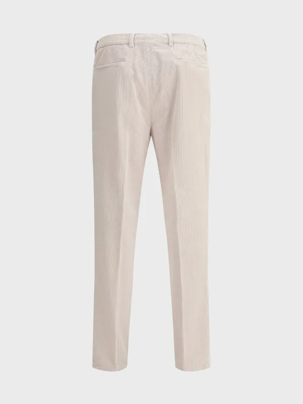 Garment-Dyed Leisure Fit Trousers