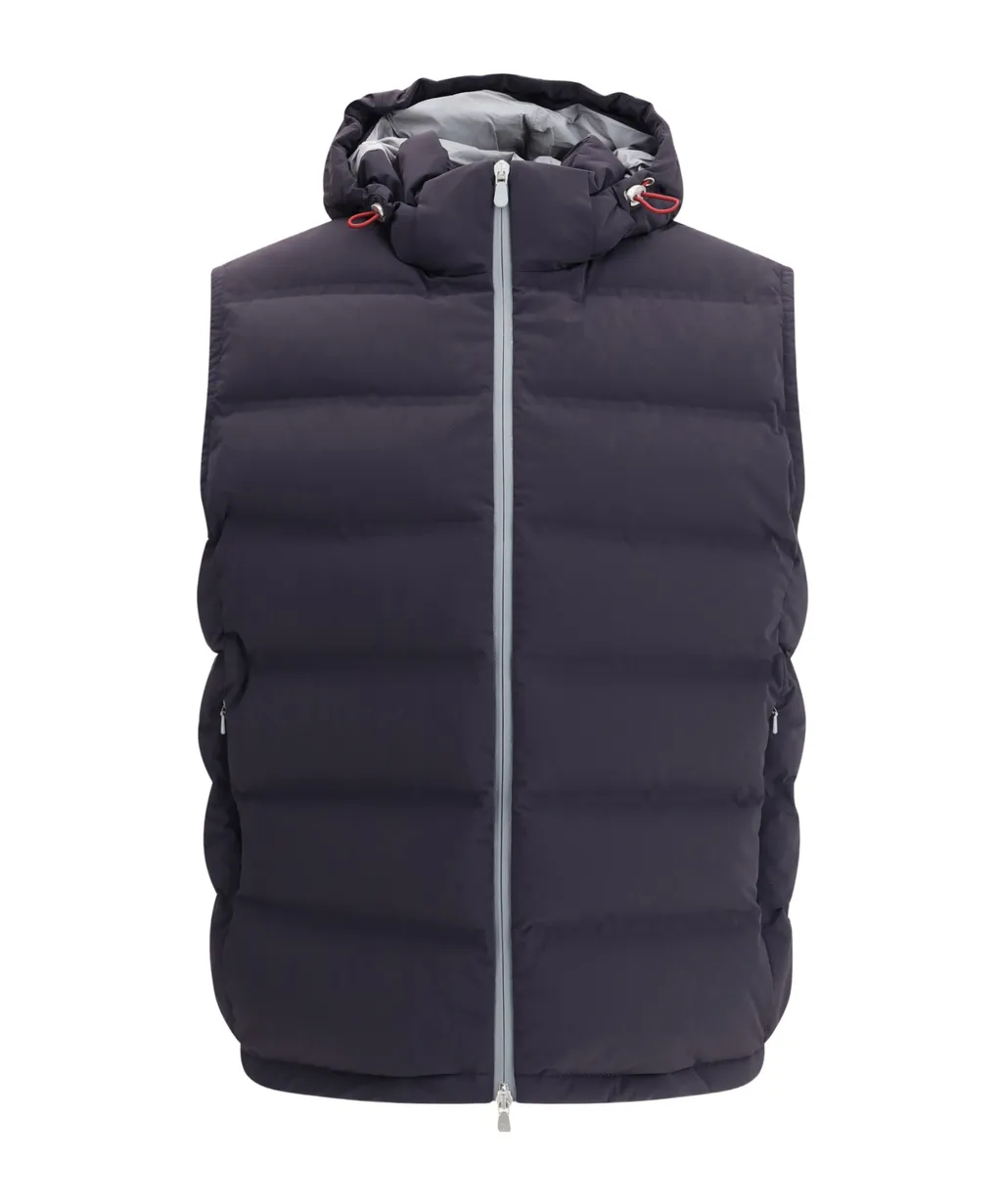 Zip-Up Hooded Gilet