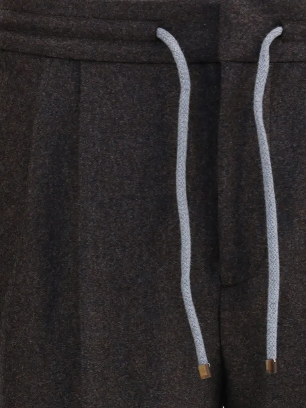 Drawstring Elastic Waist Pants