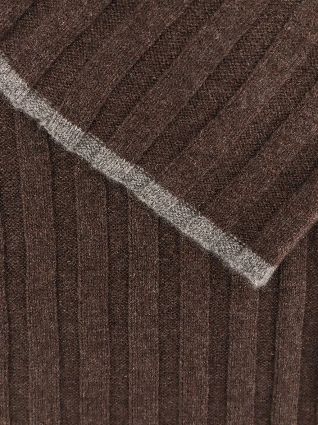 Ribbed Knitted Scarf