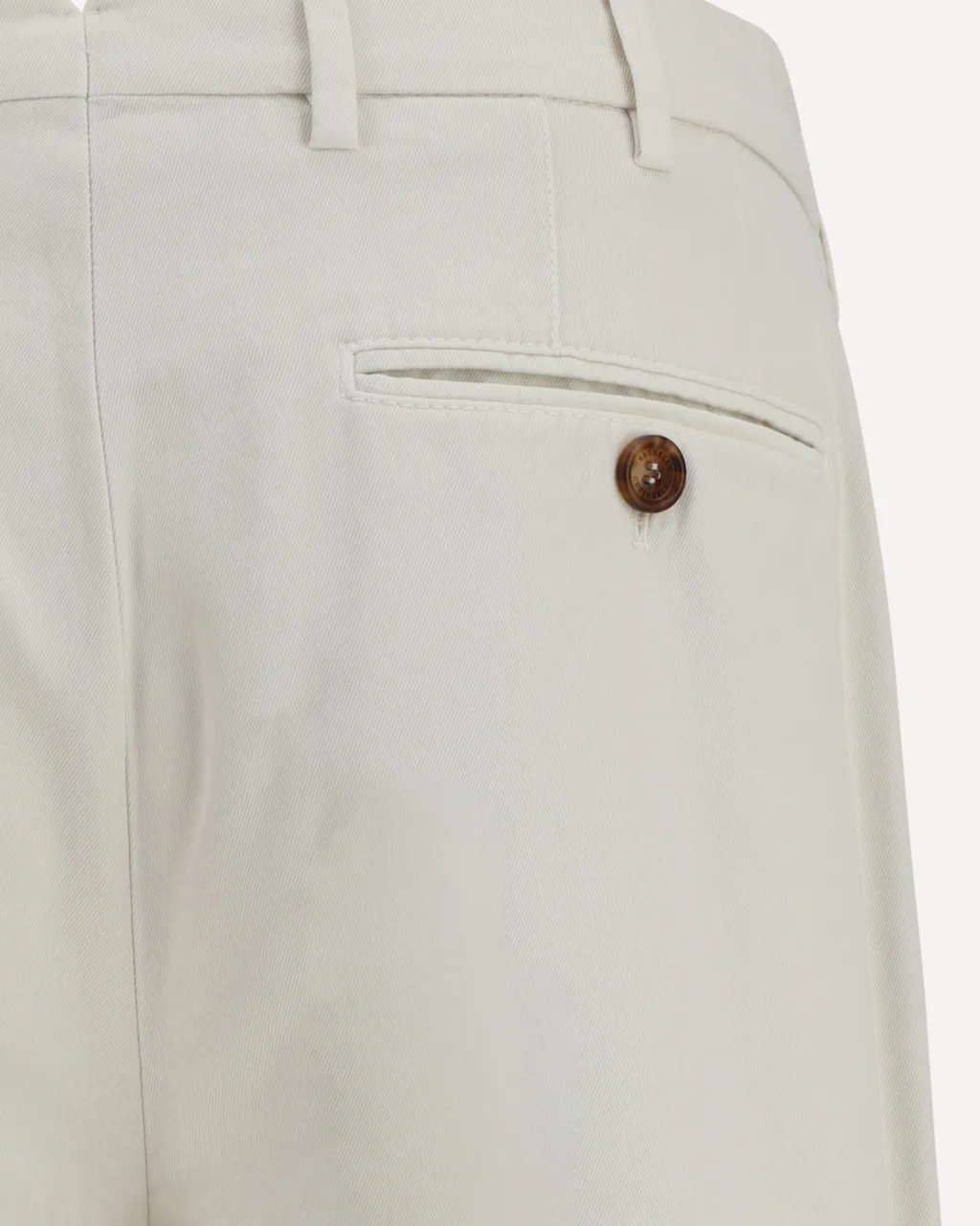 Garment-Dyed Comfort Gabardine Italian Fit Trousers