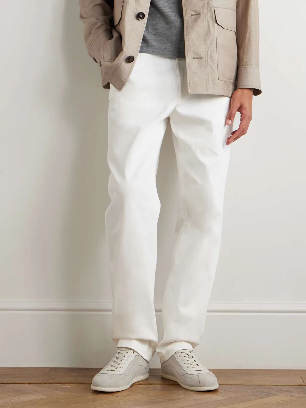 Two-Toned Low-Top Sneakers