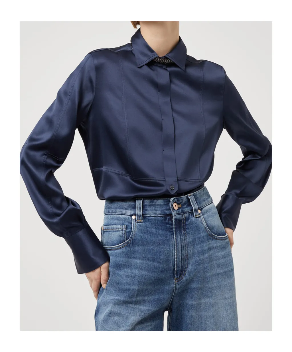 Stretch-Silk Shirt