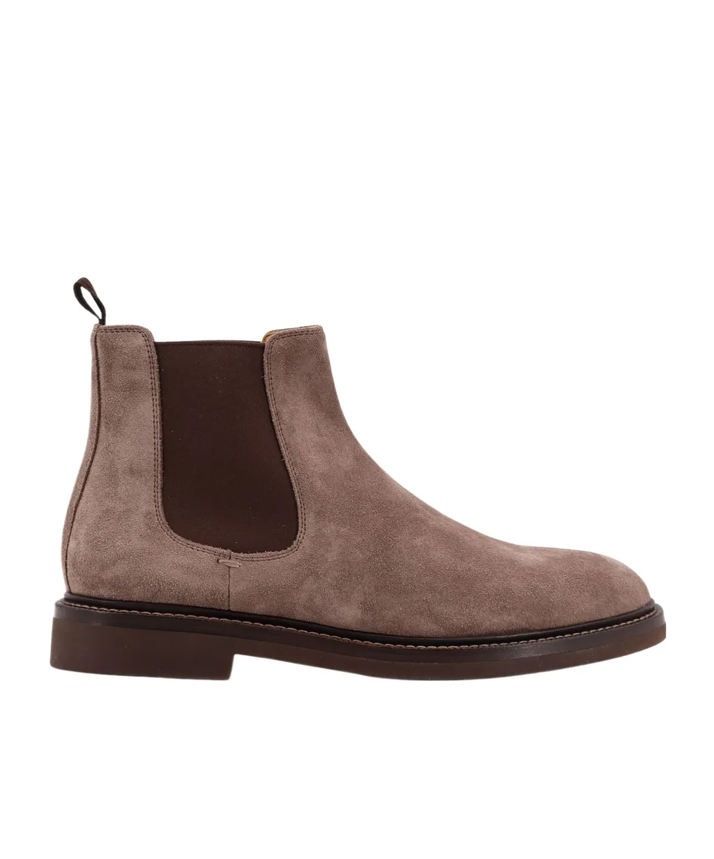 Elasticated-Panel Chelsea Ankle Boots