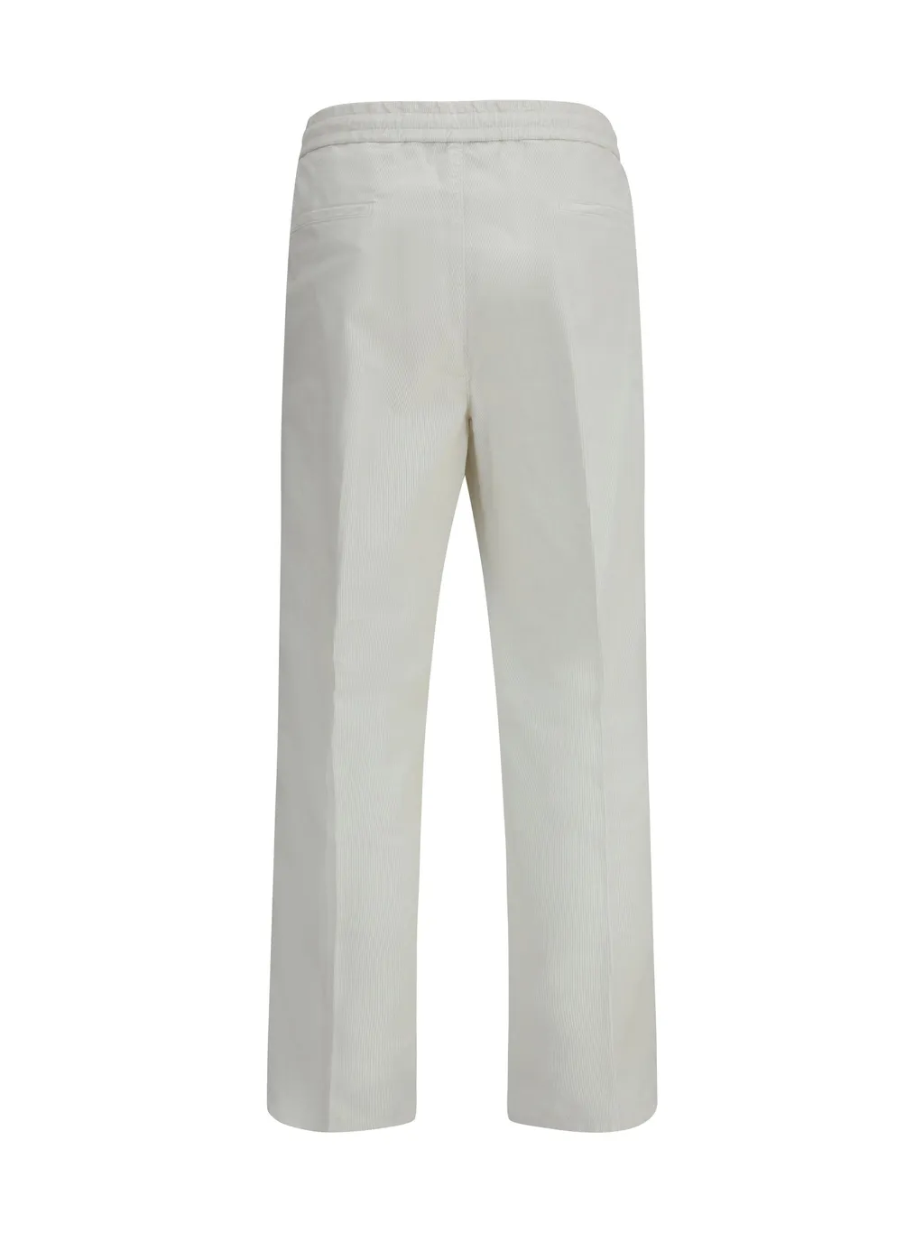 Drawstring Tapered Leg Trousers